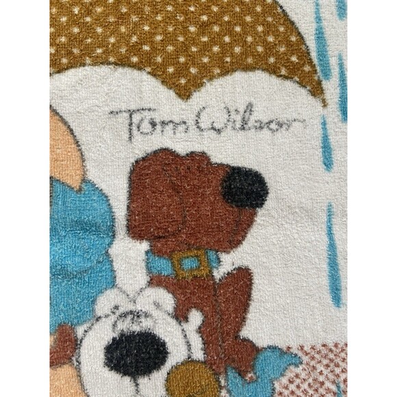 ZIGGY By Tom Wilson Bath Towel Set Royal Treasure Every Dog Needs A Friend VTG - Picture 4 of 16